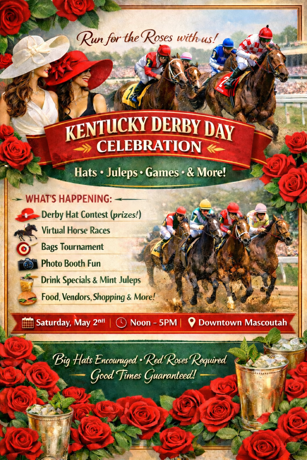 Derby Day Celebration Downtown Mascoutah